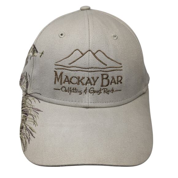 Mackay Bar Outfitters & Good Ranch Baseball Cap Brown OS Adjustable Dri-Duck - Picture 1 of 9
